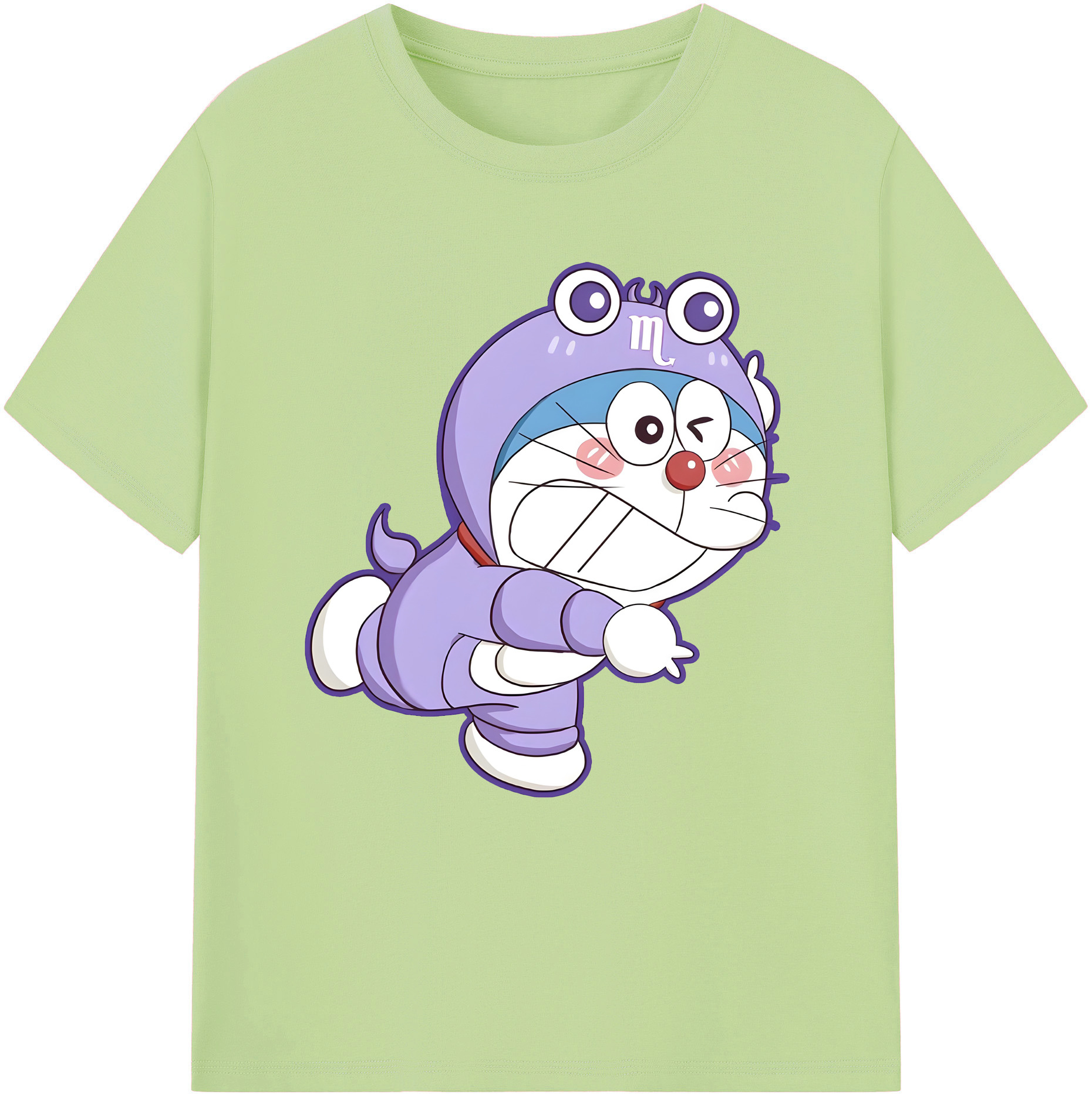（画像用） ドラえもん Doraemon 綿100％半袖Tシャツ（フロントプリント）